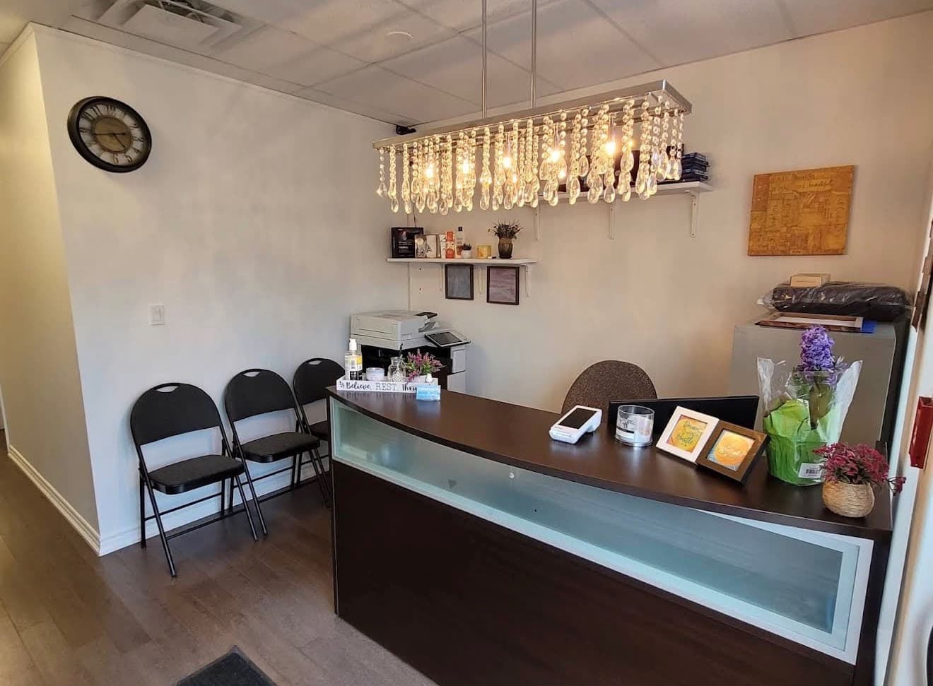Reception and check-in area